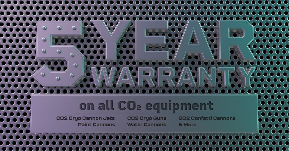 ATL SPECIAL FX OFFERS 5 YEAR WARRANTY ON ALL CO2 SPECIAL EFFECTS
