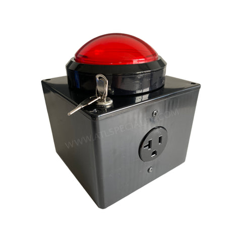 Big Red Button Push Button Controller With Locking Key For Special FX