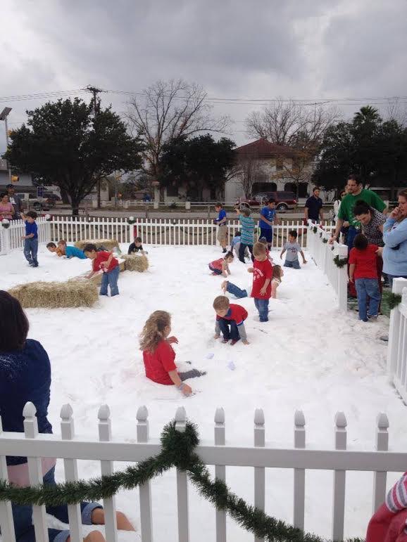 Real Fake Snow City Play Area Christmas