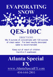 Snow Machine Fluid QES-100 Rapid Evaporating Snow Fluid Recipe