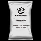 Showven Sparkular Granules Cold Sparkler Machine Powder Ti Composite