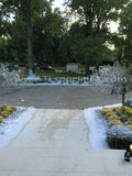 front door view snow flock