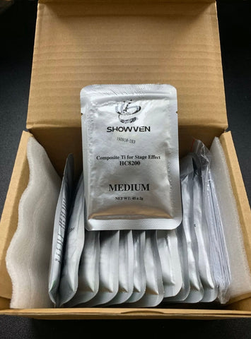 Showven Sparkular Granules Cold Sparkler Machine Powder Ti