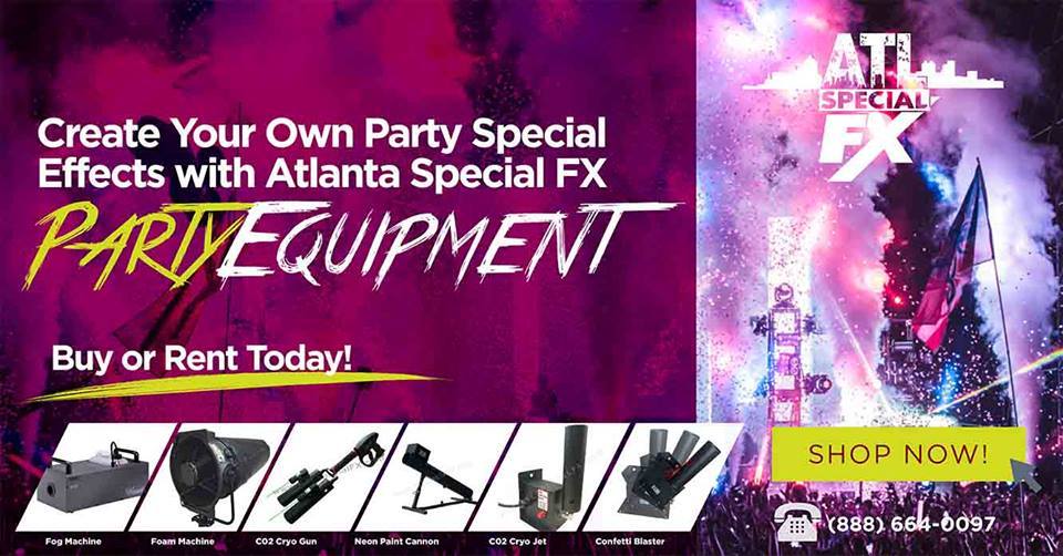 Rent Special Effects Party Equipment